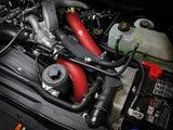 BladeRunner Aluminum Hot and Cold Charge Pipe Kit Red Ford Diesel Trucks 23-26 V8-6.7L (td) aFe Power
