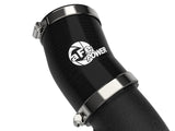 BladeRunner Aluminum Hot and Cold Charge Pipe Kit Black Genesis G70 19-26 V6-3.3L (tt) aFe Power