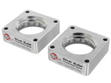 Silver Bullet Throttle Body Spacer Kit (Pair) Nissan 370Z 09-20/Infiniti G37 08-13/Q60/Q50 14-15 V6-3.7L (VQ37VHR) aFe Power