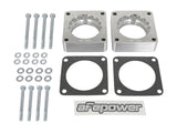 Silver Bullet Throttle Body Spacer Kit (Pair) Nissan 370Z 09-20/Infiniti G37 08-13/Q60/Q50 14-15 V6-3.7L (VQ37VHR) aFe Power