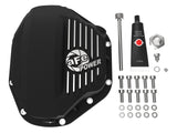 Pro Series Rear Differential Cover Black w/ Machined Fins Dodge Diesel Trucks 94-02 / Ford Diesel Trucks 99-07 aFe Power
