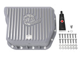 Street Series Transmission Pan Raw w/ Machined Fins Dodge Diesel Trucks 94-07 L6-5.9L (td) aFe Power