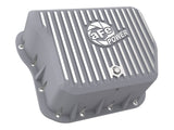 Street Series Transmission Pan Raw w/ Machined Fins Dodge Diesel Trucks 94-07 L6-5.9L (td) aFe Power