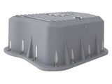 Street Series Transmission Pan Raw w/ Machined Fins Dodge Diesel Trucks 94-07 L6-5.9L (td) aFe Power