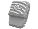 Street Series Transmission Pan Raw w/ Machined Fins Dodge Diesel Trucks 07.5-12 L6-6.7L (td) aFe Power