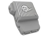 Street Series Transmission Pan Raw w/ Machined Fins Dodge Diesel Trucks 07.5-12 L6-6.7L (td) aFe Power