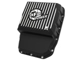 Pro Series Transmission Pan Black w/ Machined Fins Dodge Diesel Trucks 07.5-12 L6-6.7L (td) aFe Power