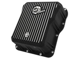 Pro Series Transmission Pan Black w/ Machined Fins GM Diesel Trucks 01-19 V8-6.6L (td) LB7/Lly/Lbz/Lmm/Lml/L5P aFe Power