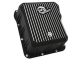 Pro Series Transmission Pan Black w/ Machined Fins GM Diesel Trucks 01-19 V8-6.6L (td) LB7/Lly/Lbz/Lmm/Lml/L5P aFe Power