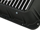 Pro Series Transmission Pan Black w/ Machined Fins GM Diesel Trucks 01-19 V8-6.6L (td) LB7/Lly/Lbz/Lmm/Lml/L5P aFe Power