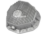 Street Series Rear Differential Cover Raw w/ Machined Fins Dodge Diesel Trucks 03-05 L6-5.9L (td) aFe Power