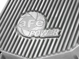 Street Series Rear Differential Cover Raw w/ Machined Fins Dodge Diesel Trucks 03-05 L6-5.9L (td) aFe Power