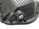 Pro Series Rear Differential Cover Black w/ Machined Fins Jeep Wrangler (TJ/JK) 97-18 Dana 44 aFe Power