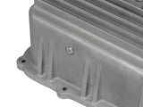Street Series Transmission Pan Raw w/ Machined Fins Ford Super Duty Trucks 11-21 (6R140 Transmission) aFe Power