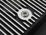 Pro Series Transmission Pan Black w/ Machined Fins Ford Super Duty Trucks 11-21 (6R140 Transmission) aFe Power