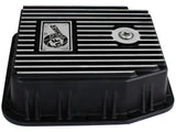 Street Series Transmission Pan Black w/ Machined Fins Ford Trucks 80-92 aFe Power