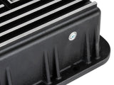 Street Series Transmission Pan Black w/ Machined Fins Ford Trucks 80-92 aFe Power