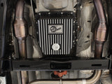 Street Series Transmission Pan Black w/ Machined Fins Ford Trucks 80-92 aFe Power