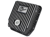 Pro Series Transmission Pan Black w/ Machined Fins Ford Trucks 93-08 aFe Power