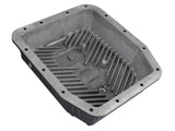 Pro Series Transmission Pan Black w/ Machined Fins Ford Trucks 93-08 aFe Power