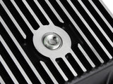 Pro Series Transmission Pan Black w/ Machined Fins Ford Trucks 93-08 aFe Power