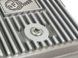 Street Series Transmission Pan Raw w/ Machined Fins GM Trucks 99-16 aFe Power