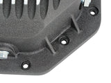 Pro Series Rear Differential Cover Black w/ Machined Fins Dodge 1500 94-18/ Ram EcoDiesel 14-22 (Corporate 9.25-12) aFe Power