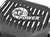 Pro Series Rear Differential Cover Black w/ Machined Fins Dodge 1500 94-18/ Ram EcoDiesel 14-22 (Corporate 9.25-12) aFe Power