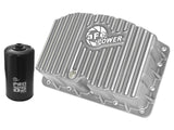 Street Series Engine Oil Pan Raw w/ Machined Fins Ford Diesel Trucks 11-26 V8-6.7L (td) aFe Power