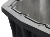 Pro Series Engine Oil Pan Black w/ Machined Fins Ford Diesel Trucks 11-26 V8-6.7L (td) aFe Power