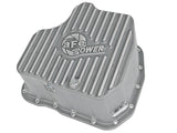 Street Series Engine Oil Pan Raw w/ Machined Fins GM Diesel Trucks 11-16 V8-6.6L (td) Lml 12 Quart Capacity aFe Power