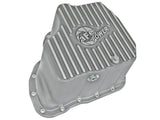 Street Series Engine Oil Pan Raw w/ Machined Fins GM Diesel Trucks 11-16 V8-6.6L (td) Lml 12 Quart Capacity aFe Power