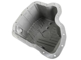 Street Series Engine Oil Pan Raw w/ Machined Fins GM Diesel Trucks 11-16 V8-6.6L (td) Lml 12 Quart Capacity aFe Power