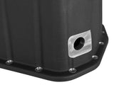 Pro Series Engine Oil Pan Black w/ Machined Fins GM Diesel Trucks 11-16 V8-6.6L (td) Lml 12 Quart Capacity aFe Power