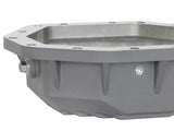 Street Series Rear Differential Cover Raw w/ Machined Fins Ford Diesel Trucks 17-23 V8-6.7L (td) (Dana M275-14) aFe Power