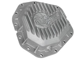 Street Series Rear Differential Cover Raw w/ Machined Fins Ford Diesel Trucks 17-23 V8-6.7L (td) (Dana M300-14) aFe Power