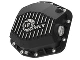 Pro Series Rear Differential Cover Black w/ Machined Fins Jeep Wrangler (Jl) 18-25 L4-2.0L (t)/ V6-3.6L (Dana M220) aFe Power
