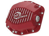Pro Series Rear Differential Cover Red w/ Machined Fins Jeep Wrangler (Jl) 18-25 L4-2.0L (t)/ V6-3.6L (Dana M220) aFe Power