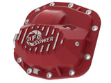 Pro Series Front Differential Cover Red Jeep Wrangler (Jl) 18-23 L4-2.0L (t)/ V6-3.6L (Dana M186) aFe Power