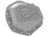 Street Series Rear Differential Cover Raw w/ Machined Fins GM Diesel Trucks 01-19 V8-6.6L (td) LB7/Lly/Lbz/Lmm/Lml/L5P aFe Power