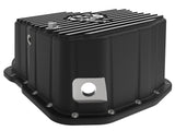 Pro Series Engine Oil Pan Black w/ Machined Fins GM Diesel Trucks 01-10 V8-6.6L (td) LB7/Lly/Lbz/Lmm 11 aFe Power