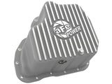 Street Series Engine Oil Pan Raw w/ Machined Fins GM Diesel Trucks 11-16 V8-6.6L (td) Lml 11 Quart Capacity aFe Power