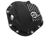 Pro Series Dana 60 Front Differential Cover Black w/ Machined Fins Ford F-250/F-350 99-23 (Dana 50 / Dana 60 / Dana 61 Axles) aFe Power
