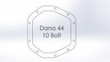 Pro Series Dana 44 Rear Differential Cover Black w/ Machined Fins Jeep Wrangler (TJ/JK) 97-18 aFe Power