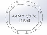 Street Series Aam 9.5/9.76 Rear Differential Cover Raw w/ Machined Fins GM Silverado/Sierra 1500 14-23 (Aam 9.5/9.76) aFe Power
