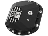 Pro Series Dana 30 Front Differential Cover Black w/ Machined Fins Jeep Wrangler (TJ/JK) 97-18 aFe Power