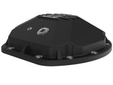 Pro Series Dana 30 Front Differential Cover Black w/ Machined Fins Jeep Wrangler (TJ/JK) 97-18 aFe Power