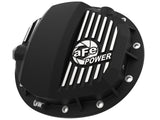 Pro Series Rear Differential Cover Black w/ Machined Fins GM Gas Trucks/SUVs 19-26 (Gmch 9.5) aFe Power
