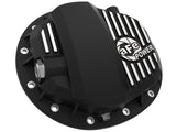Pro Series Rear Differential Cover Black w/ Machined Fins GM Gas Trucks/SUVs 19-26 (Gmch 9.5) aFe Power