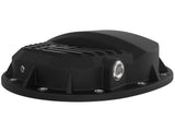 Pro Series Rear Differential Cover Black w/ Machined Fins GM Gas Trucks/SUVs 19-26 (Gmch 9.5) aFe Power